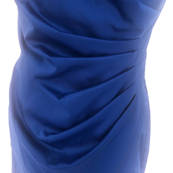 Blue Strapless Junior Dress - Picture 6 of 7